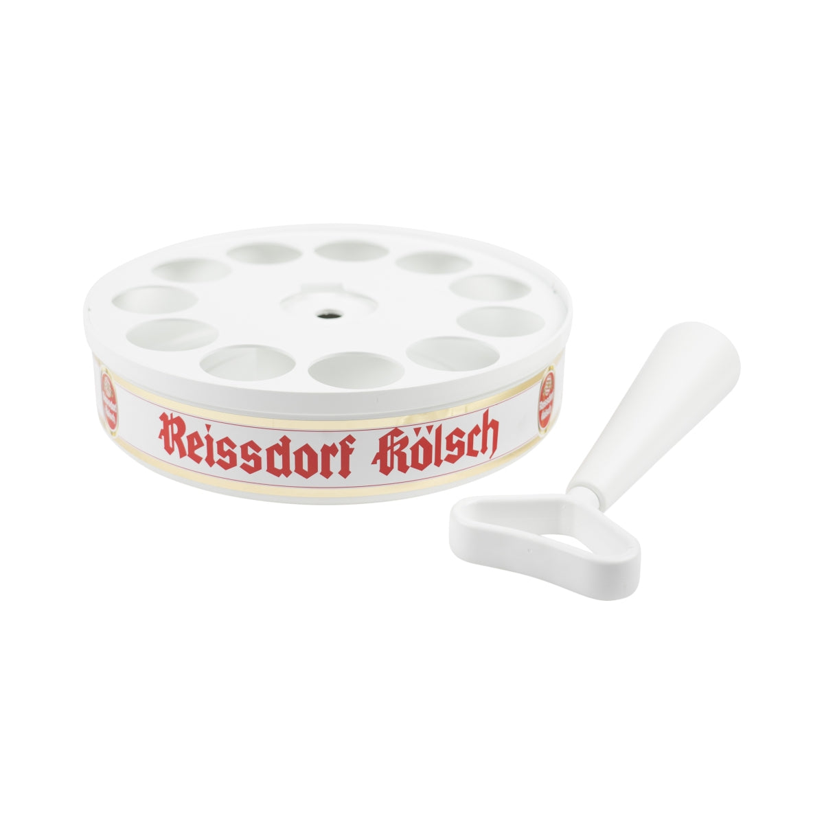 Reissdorf Kölsch Bicchiere da birra con supporto a corona grande per 11 bicchieri Ø5,6cm Pub – Vista 2