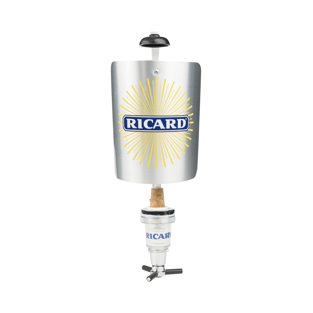 Ricard Pastis Supporto da parete Versatore Dosatore per bottiglie 2 cl argento Pourer Bar