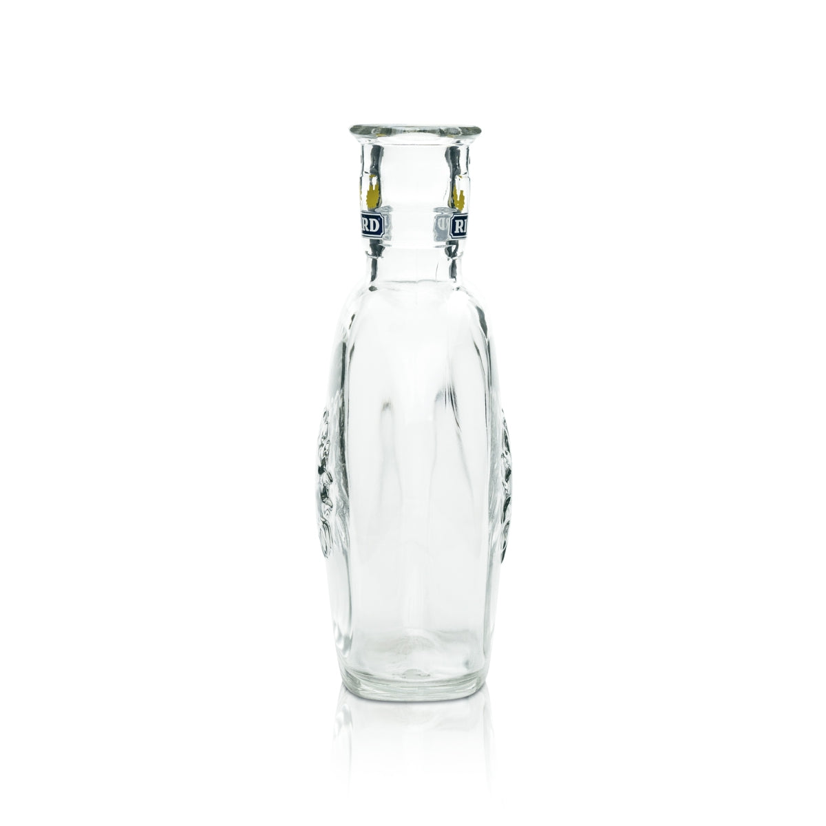 Ricard Vaso in vetro a forma di bottiglia con rilievo 200 ml Caraffa con beccuccio Decorazione floreale – Vista 2