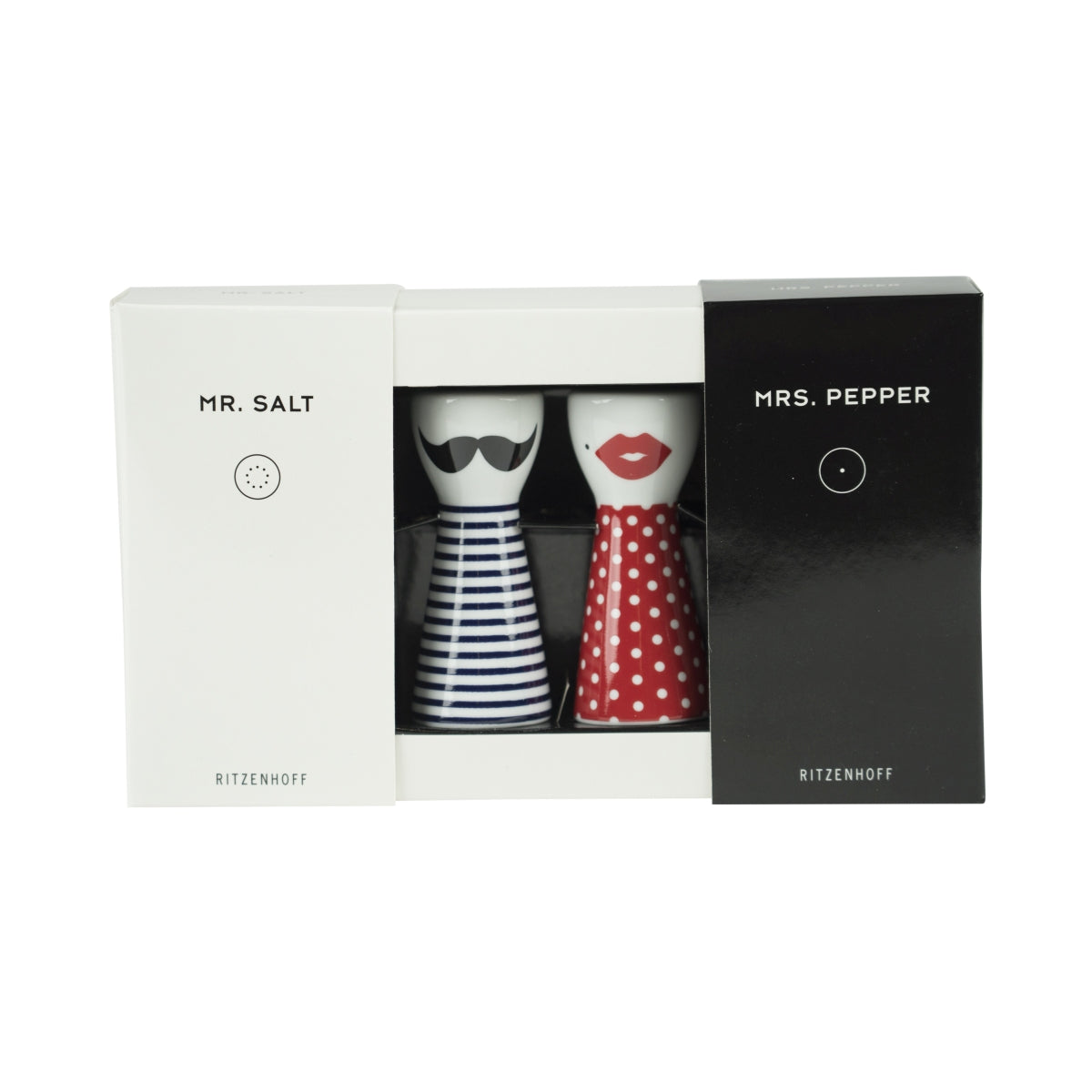 Ritzenhoff Mr. Salt Mrs. Pepper Spargitore Sale Pepe Spezie Cucina Pietro Chiera – Vista 2