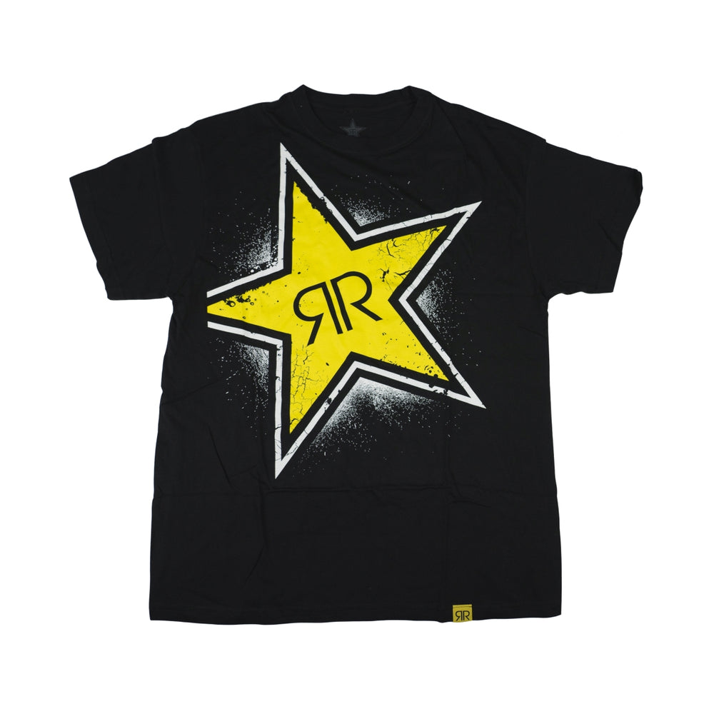 Maglietta Rockstar Energy Unisex Taglia S Nera Maglietta Skate BMX Abbigliamento