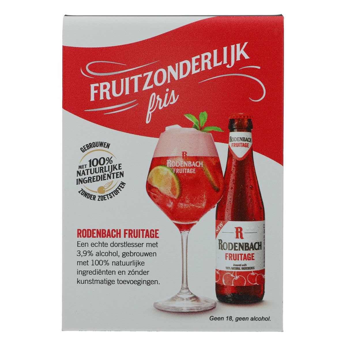 Rodenbach Birra Espositore da tavolo in acrilico Portacartellini Tabella prezzi 4,5x8,5x12 cm – Vista 3