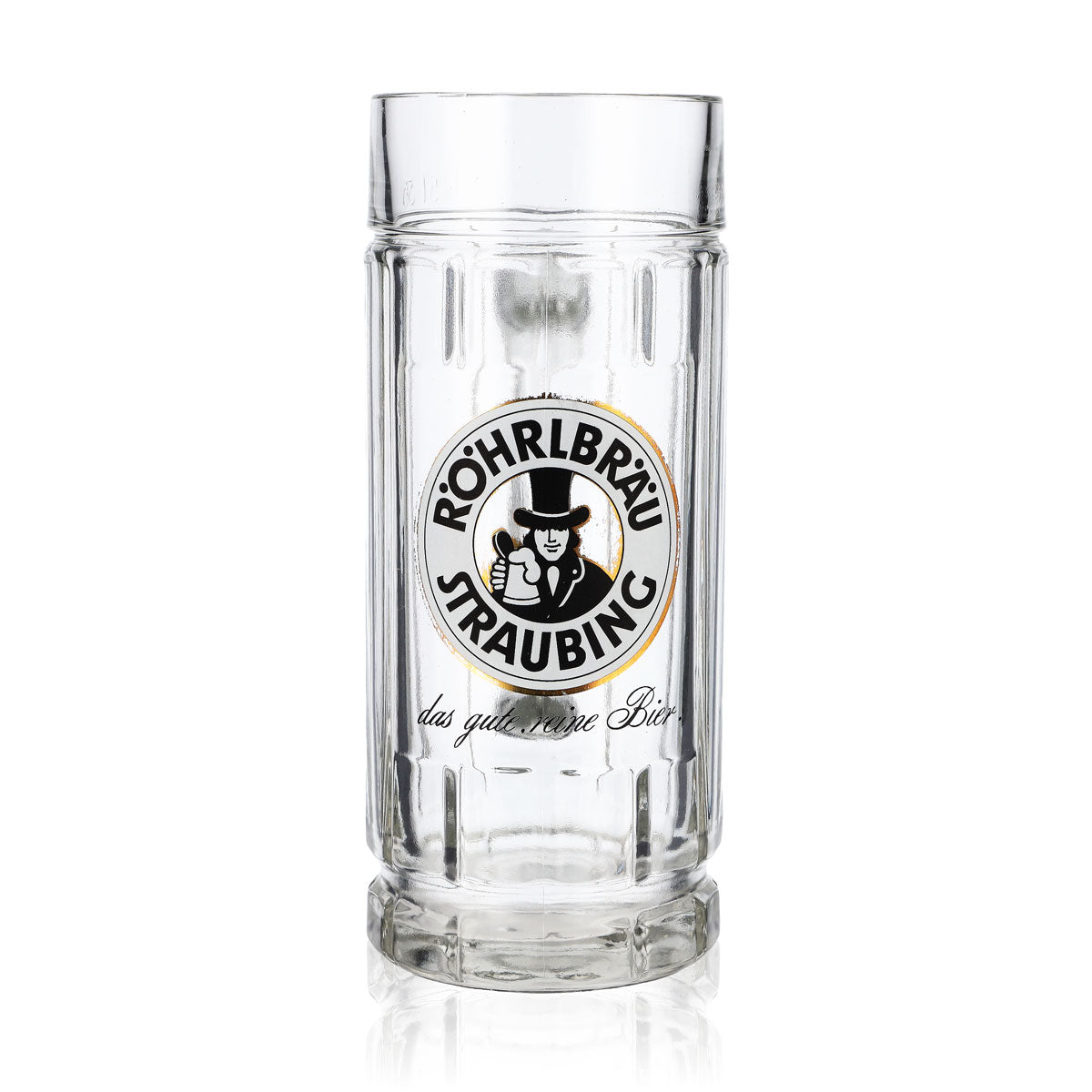 Röhrlbräu Birra Bicchiere Bicchieri da birra Boccale 0,5 l Brocca Straubing