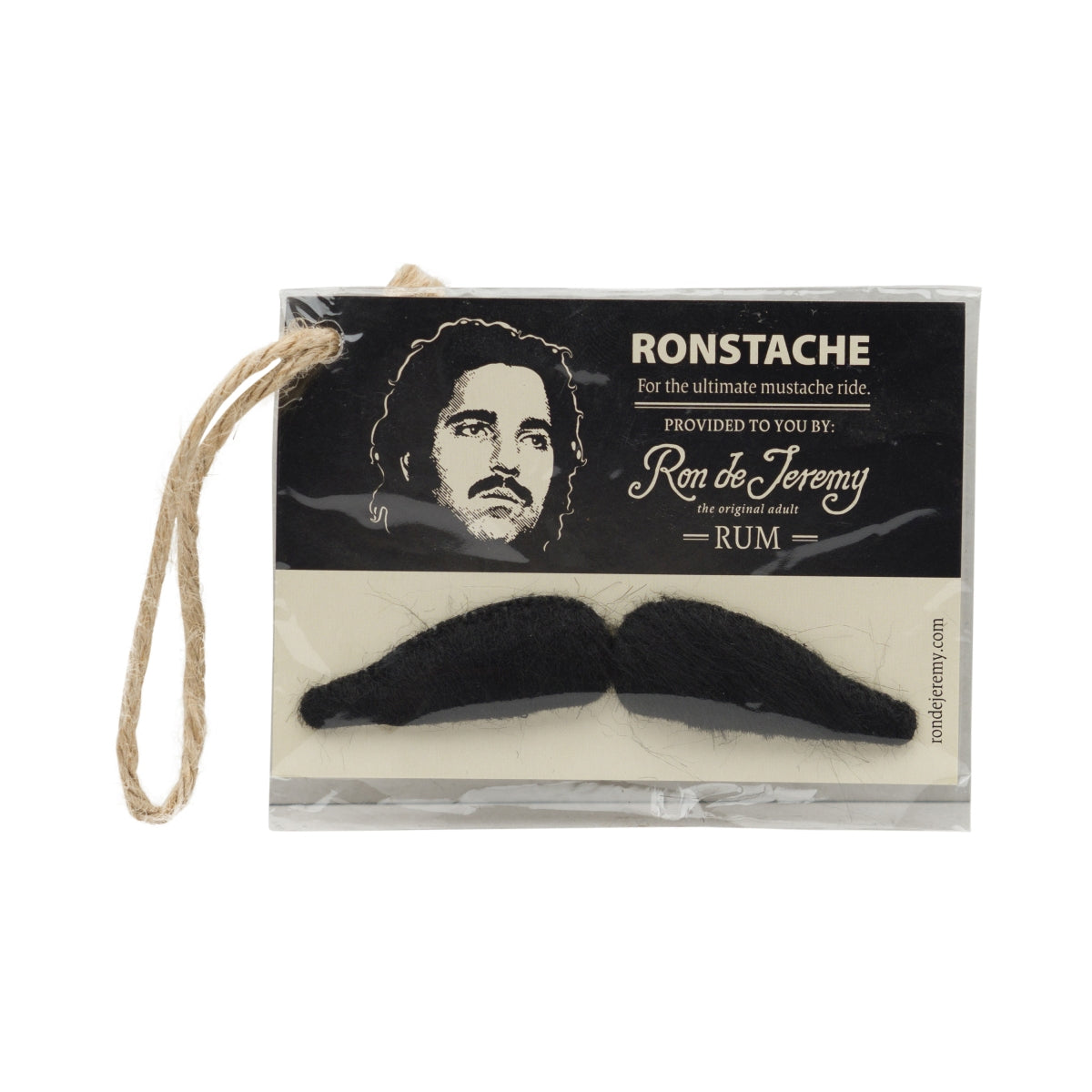 Ron de Jeremy Rum Baffi neri Costume di Carnevale Ronstache Bicchiere