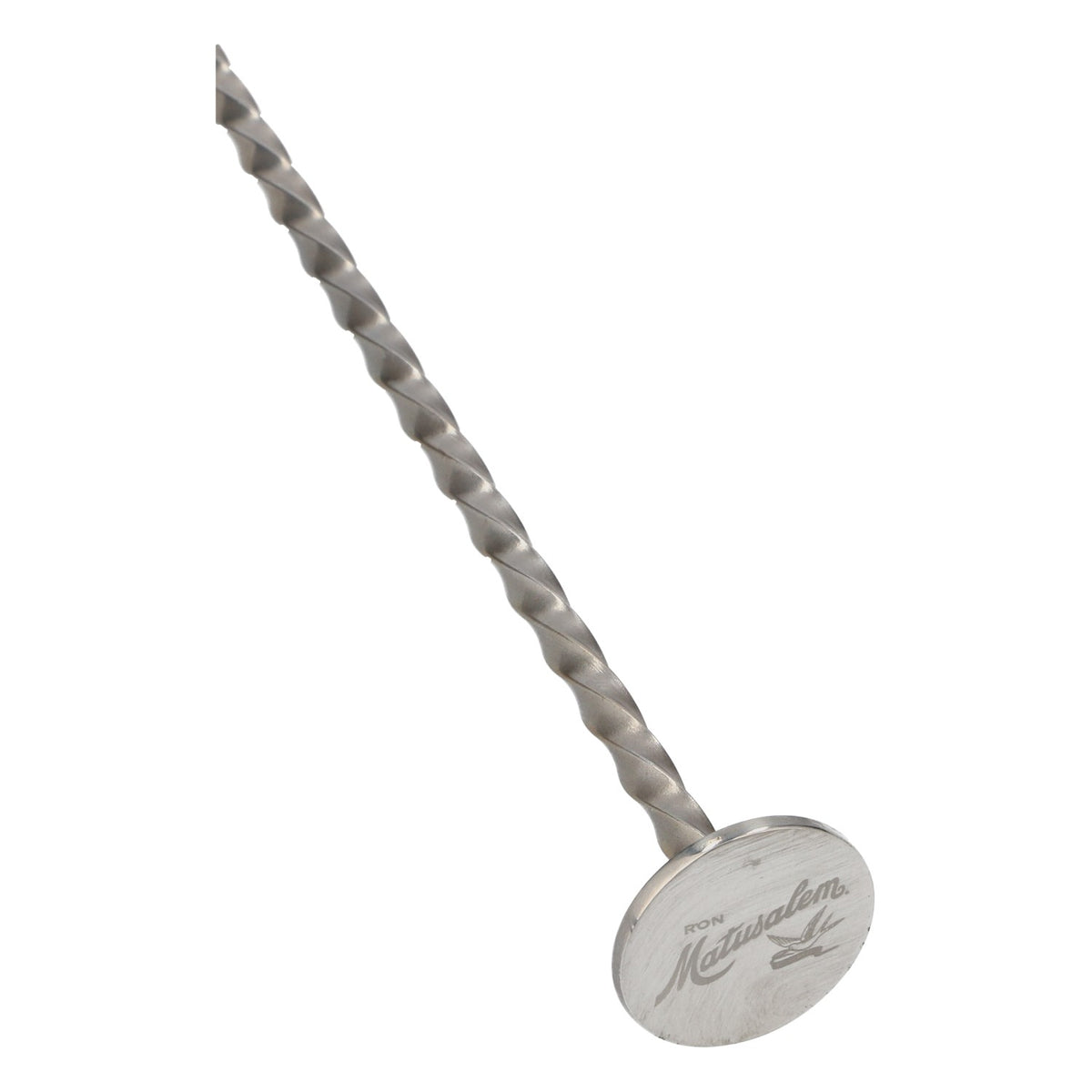 Ron Matusalem Rum Acciaio inossidabile Stirrer Mescolatore con cucchiaio versione tornita – Vista 3