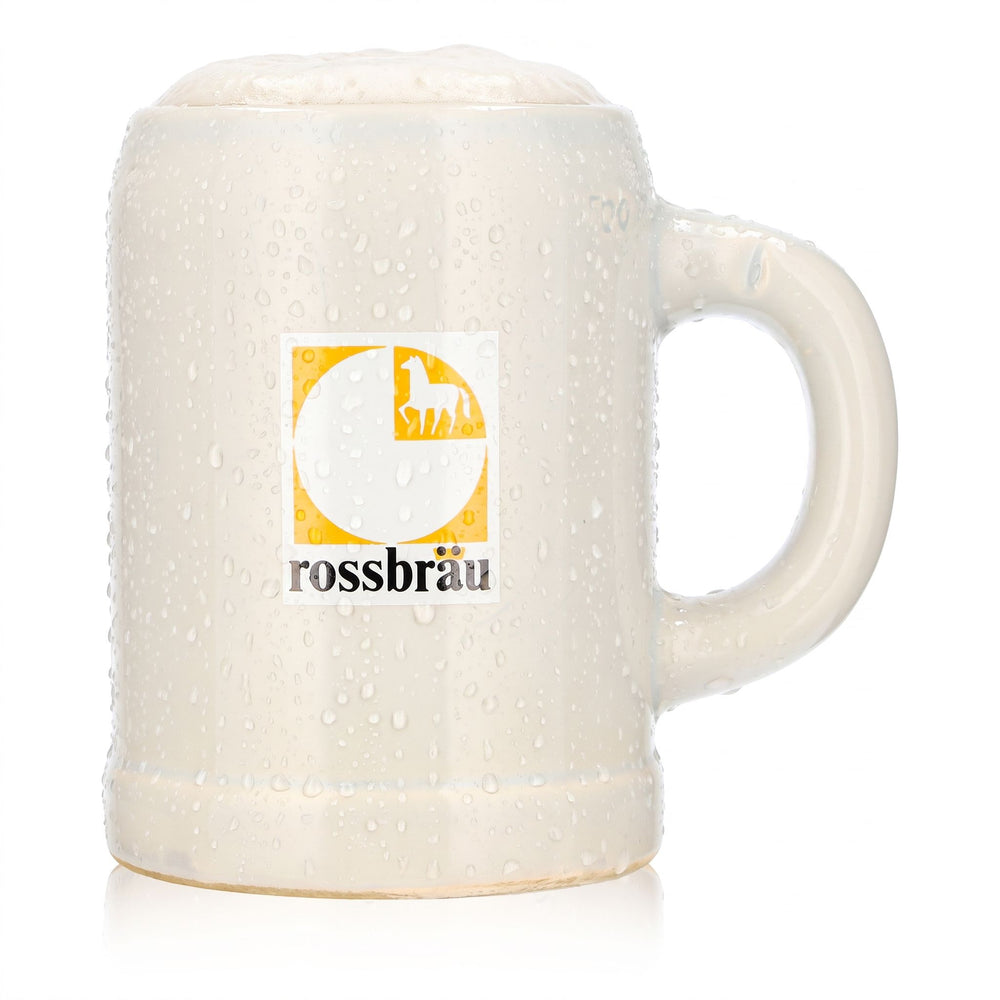 Bicchiere da birra Rossbräu da 0,37 l, boccale in terracotta
