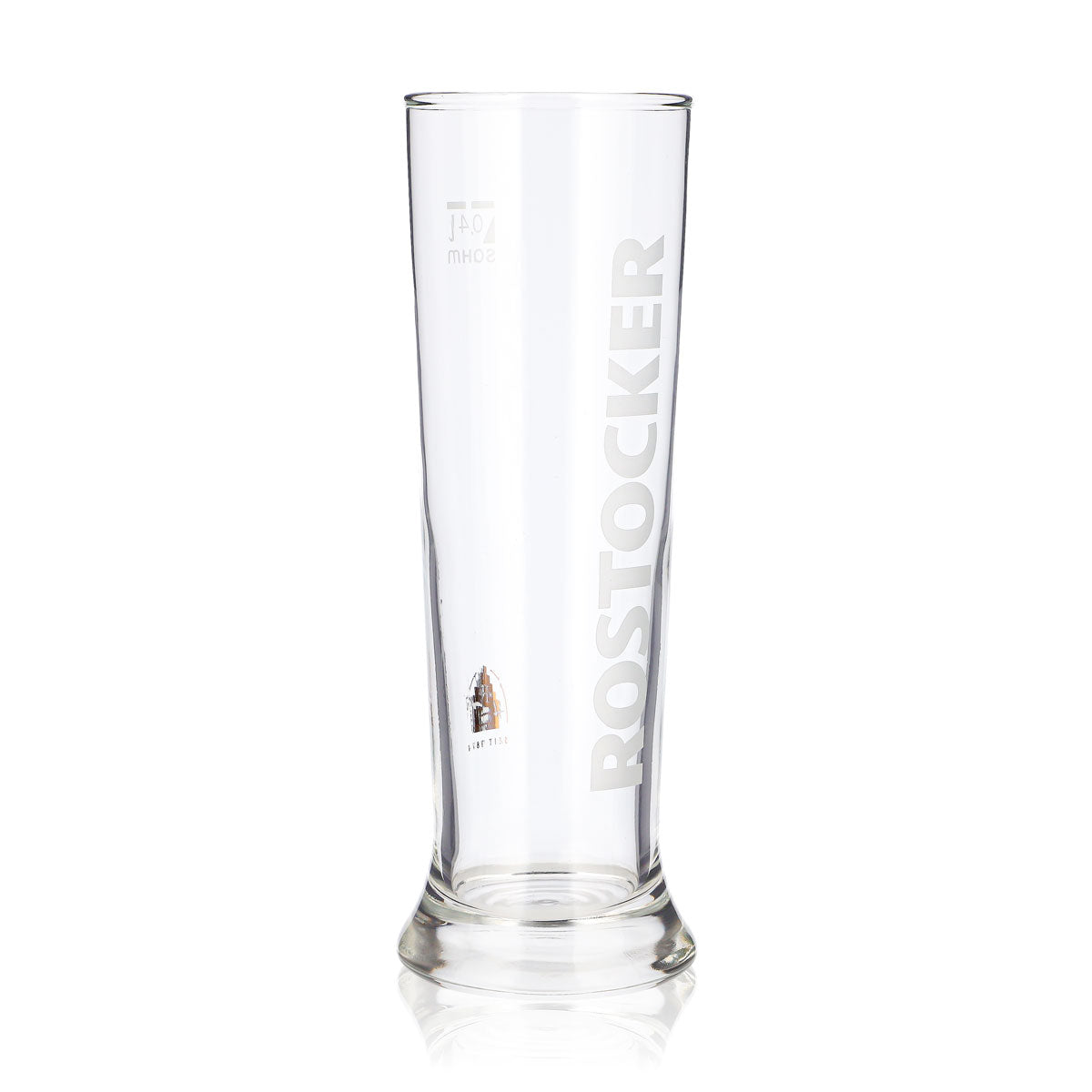 Bicchiere da birra di Rostock da 0,4 l, bicchiere a coppa dal 1878, bicchiere da birra Sahm, bicchiere da Pils, pinta – Vista 2