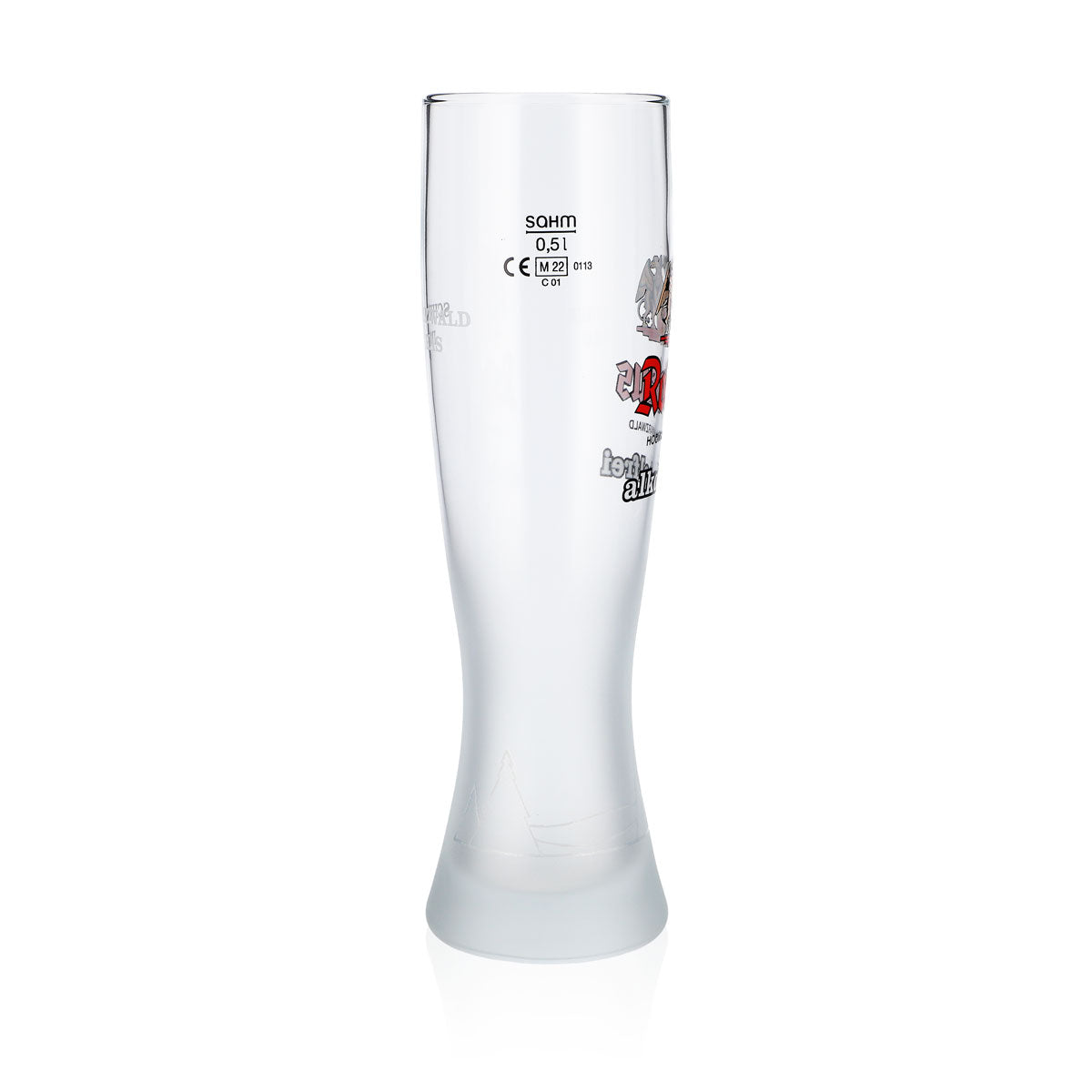Bicchiere da birra Rothaus 0,5 l Bicchieri da birra Bicchiere da birra bianca Frosted analcolica Sahm Elegante – Vista 3