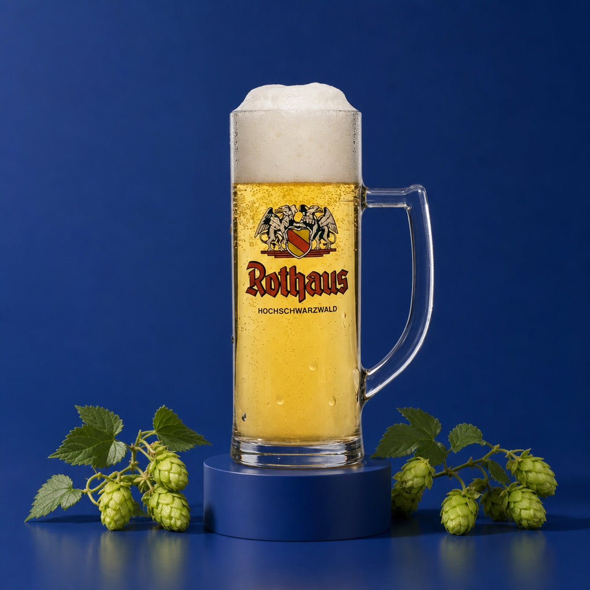 Bicchiere da birra Rothaus 0,5 l boccale Badner Seidel Bicchieri Birrificio Pils Zäpfle Gastronomia