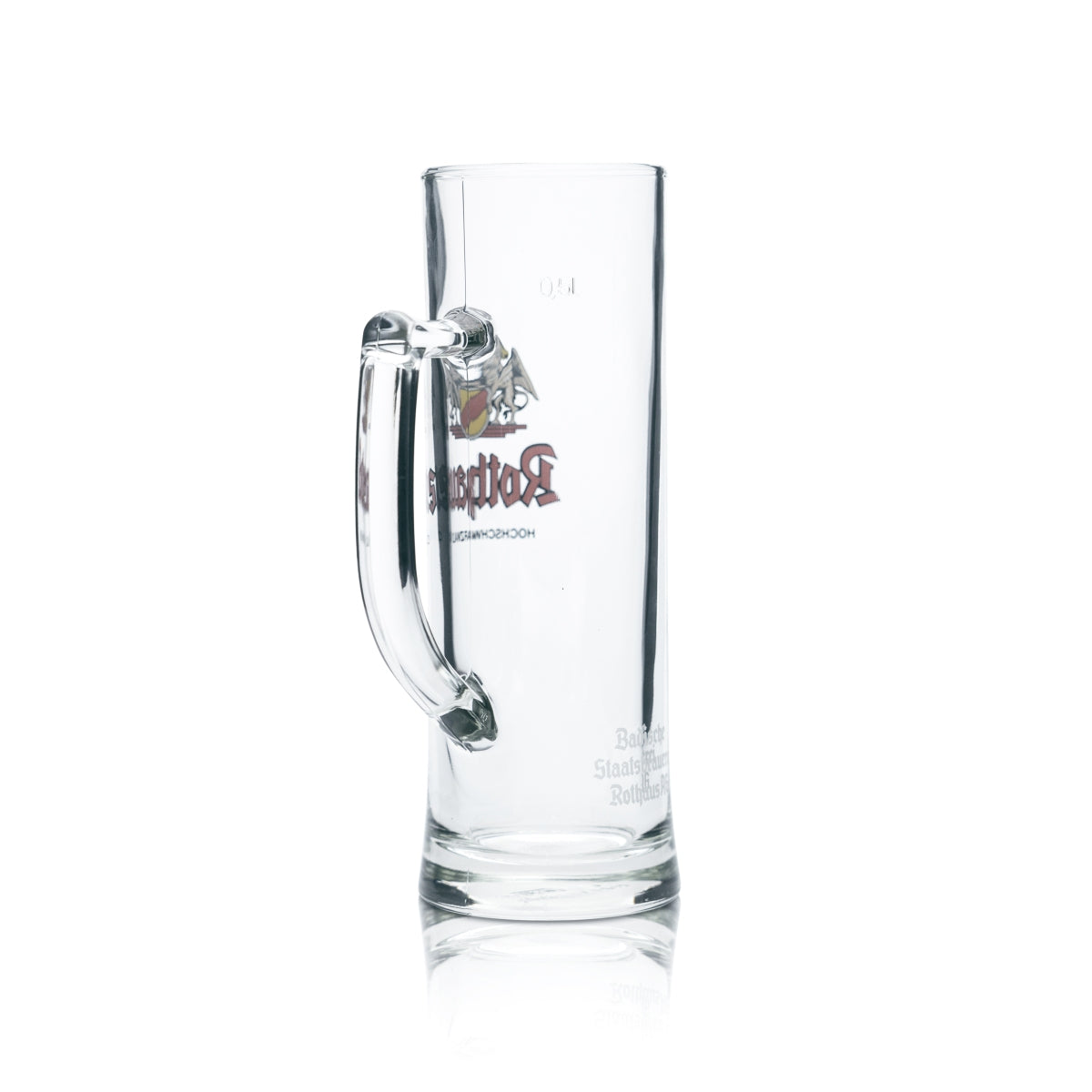 Bicchiere da birra Rothaus 0,5 l boccale Badner Seidel Bicchieri Birrificio Pils Zäpfle Gastronomia – Vista 6