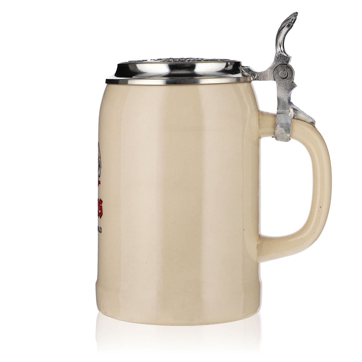 Bicchiere da birra Rothaus 0,5 l Brocca di terracotta con coperchio in peltro Bicchiere da collezione Seidel Rastal – Vista 6