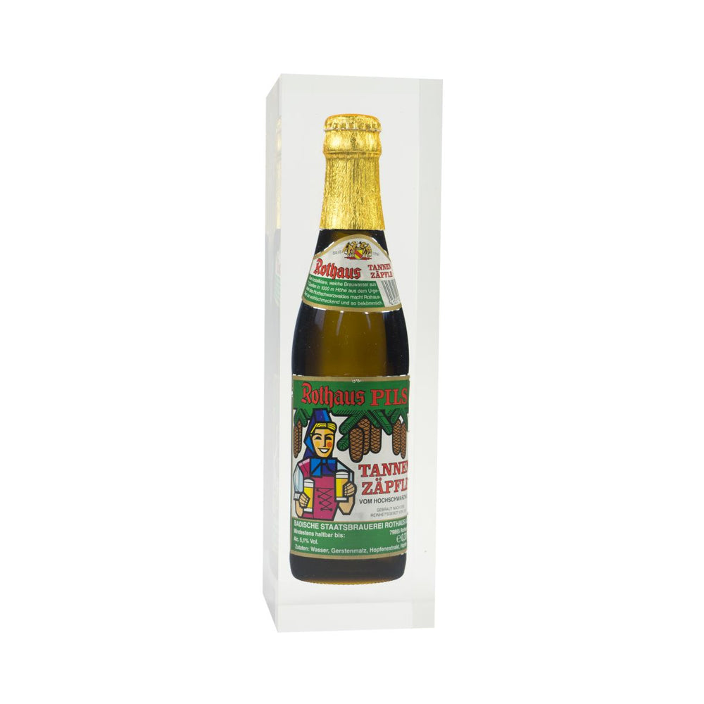Bottiglia di birra Rothaus Bottiglia da collezione in resina epossidica Tannenzäpfle Regalo