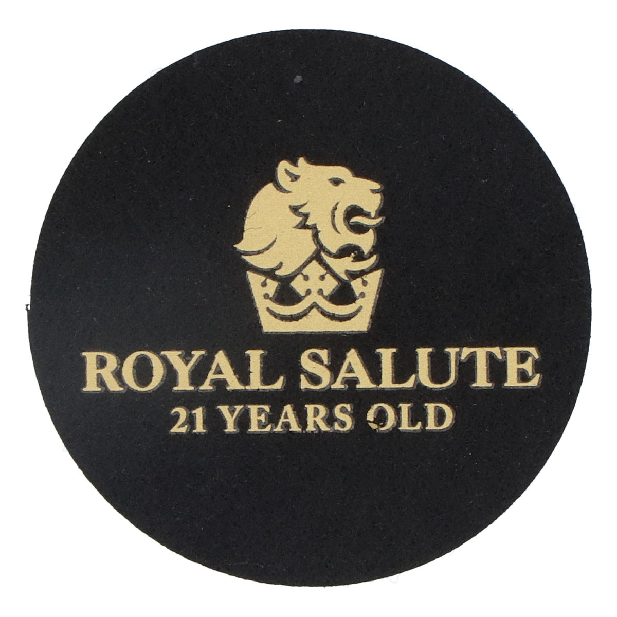 Royal Salute Whisky Sottobicchiere in feltro Sottobicchiere in vetro Nero Diametro 6,2 cm – Vista 2