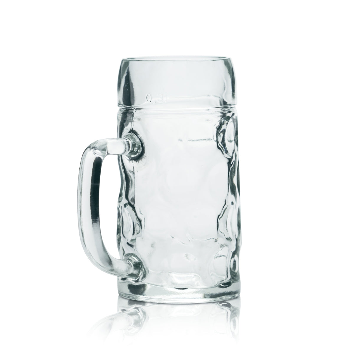 Sahm Bicchiere da birra 0,3 l con rilievo e contorno Gastro calibrato – Vista 2