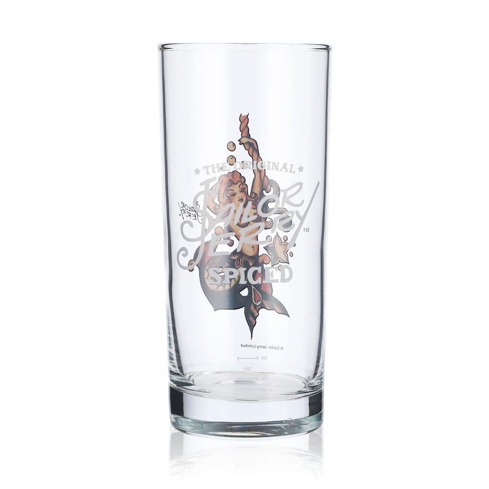 Sailor Jerry Rum Bicchiere da cocktail in vetro 0,36 l Bicchiere/bicchiere da long drink Sirena