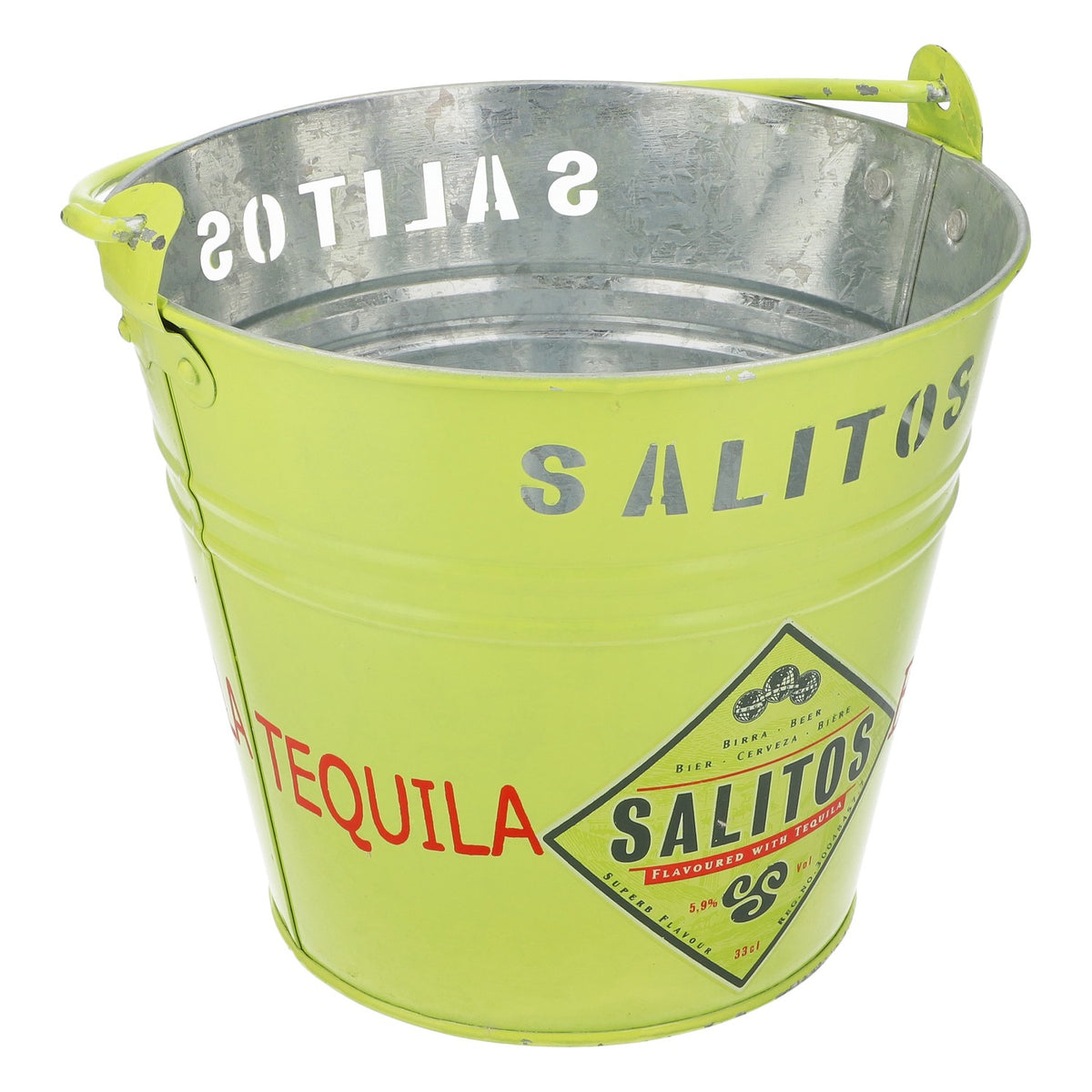 Salitos Secchiello per birra Secchiello refrigerante Icecube Verde Giallo 5 l "Maxi" – Vista 2