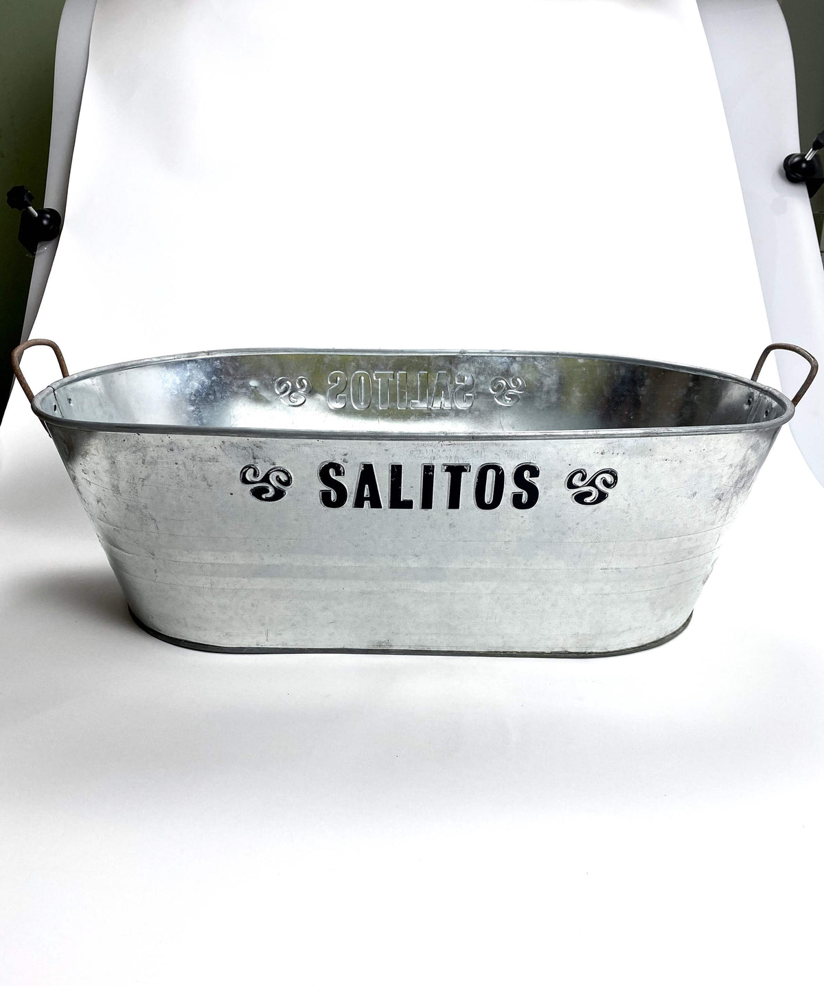 Salitos Raffredda bottiglie per birra Contenitore per cubetti di ghiaccio XL Vaschetta in metallo