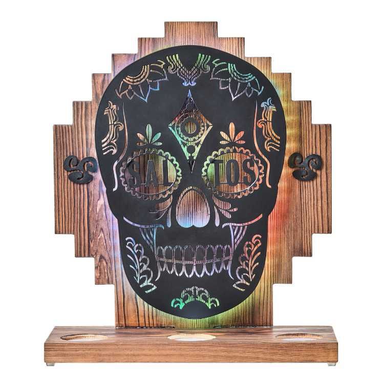 Salitos Bottle Glorifier LED Skull Bottle Display Bar Party Club Bartool Decorazione – Vista 3