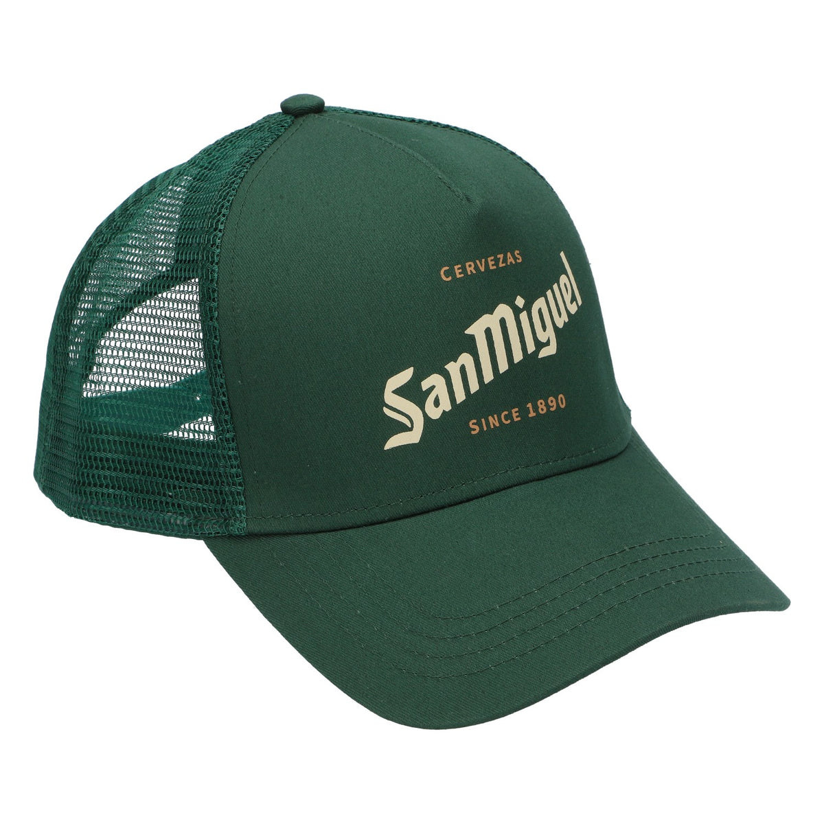 Cappellino da baseball San Miguel Trucker Cap Basecap Cappellino verde Cappellino