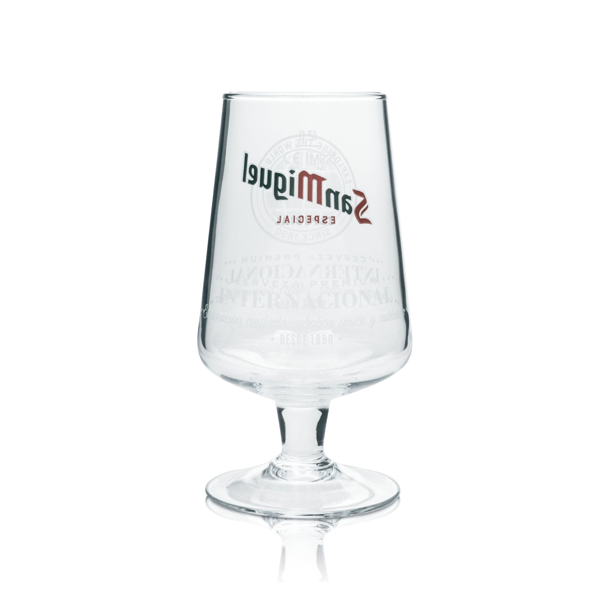 Bicchiere da birra San Miguel 0,5 l Coppa Especial International Copas Bicchieri da birra Tulipano – Vista 2