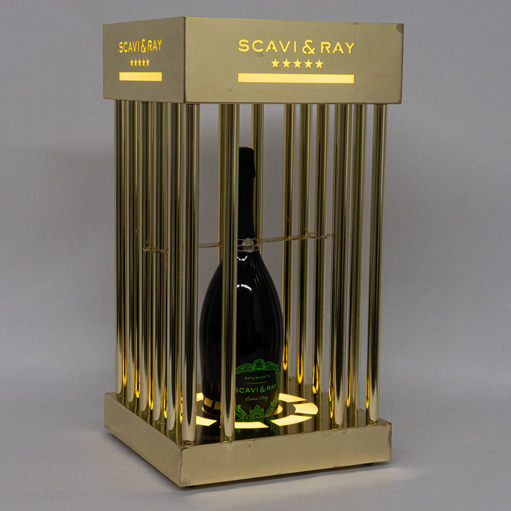Scavi Ray Glorifier Espositore per bottiglie luminoso a LED Bottle Cage MBG
