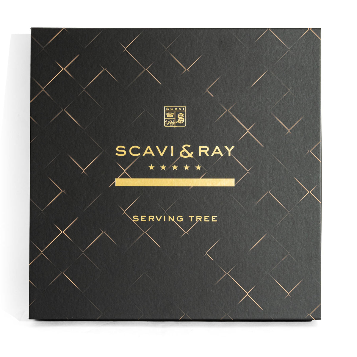 Scavi & Ray Bicchieri da spumante in legno nero 12 bicchieri con supporto Serving Tree – Vista 4