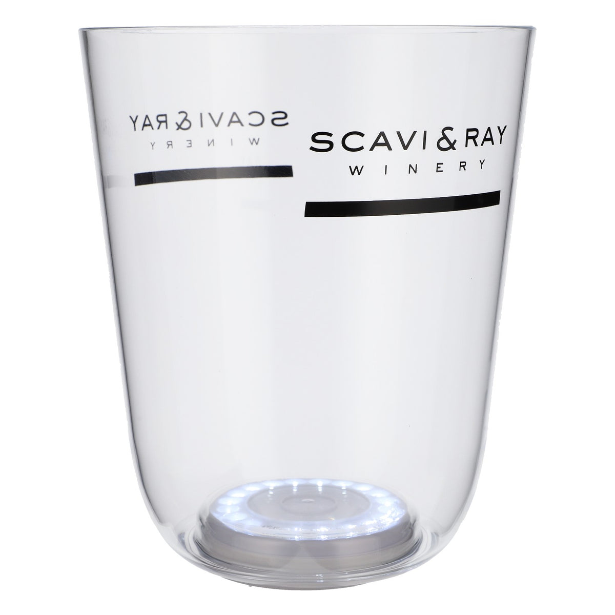 Scavi & Ray Raffredda bottiglie Raffredda bottiglie Contenitore per cubetti di ghiaccio Trasparente LED incl. alimentatore – Vista 3
