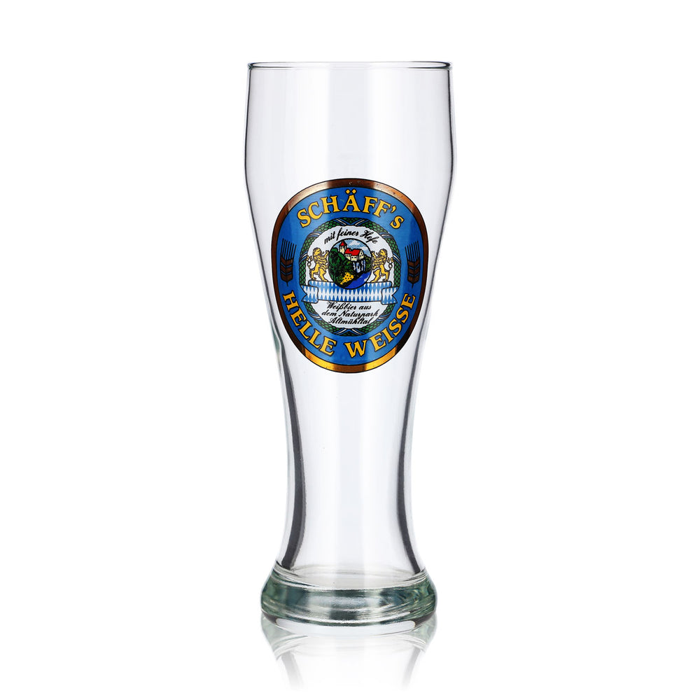 Bicchiere da birra Schäff da 0,3 l - Bicchiere da birra di frumento - Bicchiere da birra di frumento con lievito