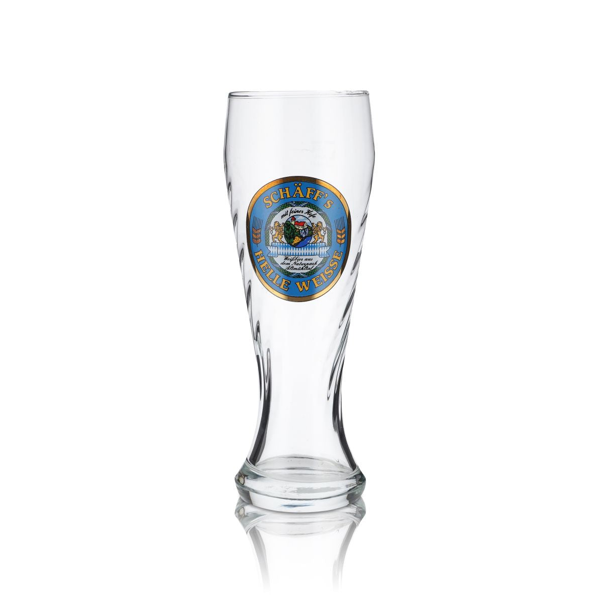 Bicchiere per birra bianca Schäffs 0,5 l Bicchieri per birra bianca chiara in lievito Contorno in vetro Birrificio – Vista 2