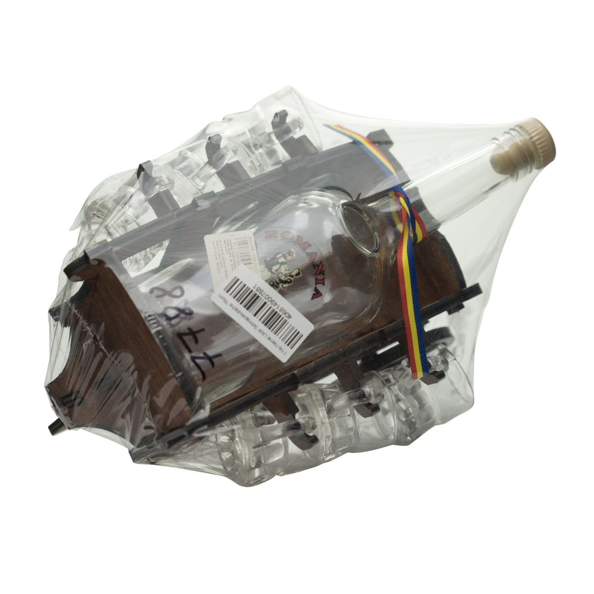 Carrozza da liquore Romania Romania incl. 1 bottiglia 6 bicchieri decorativi Regalo Kurze – Vista 4