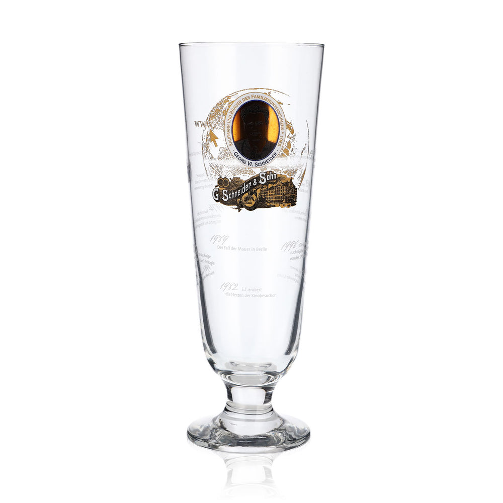 Bicchieri da birra Schneider Weisse 0,5 l, edizione speciale Georg VI Sahm