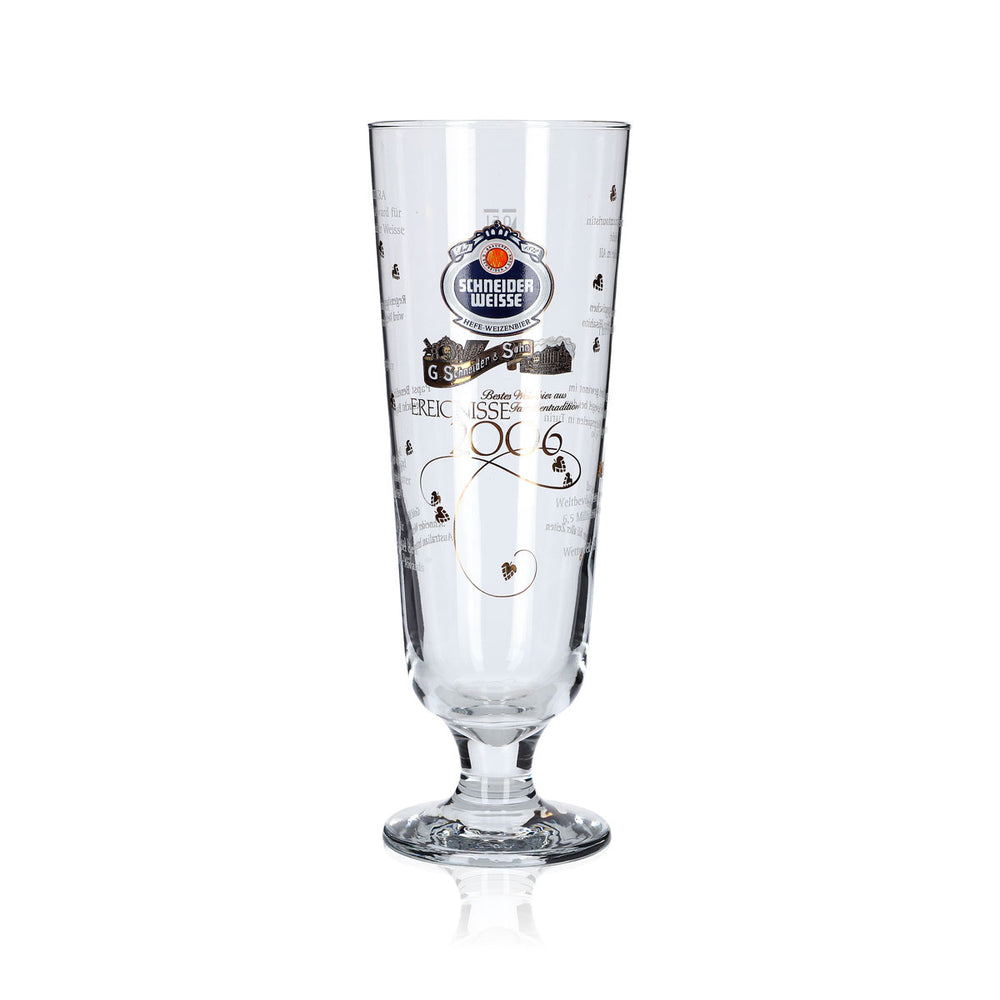 Schneider Weisse Bicchieri da liquore in vetro 0,5 l edizione speciale "Coppa antica" Eventi 2006