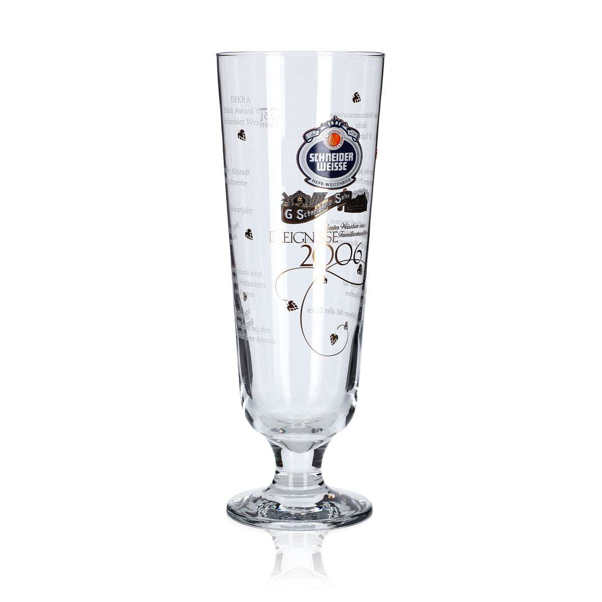 Schneider Weisse Bicchieri da liquore in vetro 0,5 l edizione speciale "Coppa antica" Eventi 2006 – Vista 2