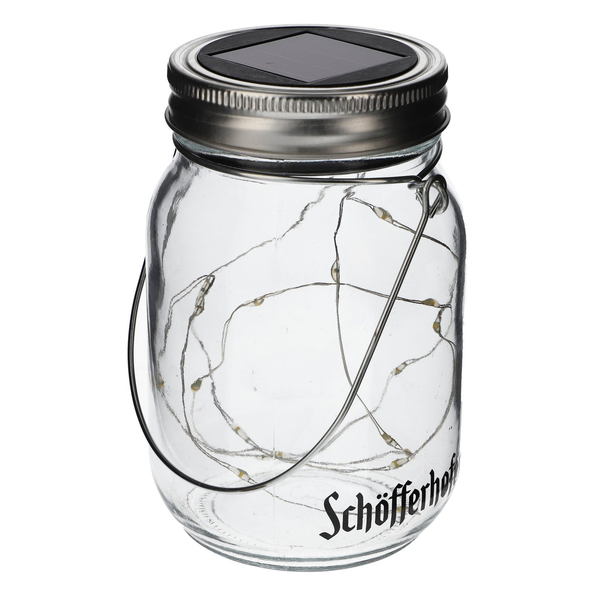 Schöfferhofer LED Lampada da balcone Lampada da tavolo Lampada a sospensione Barattolo di vetro