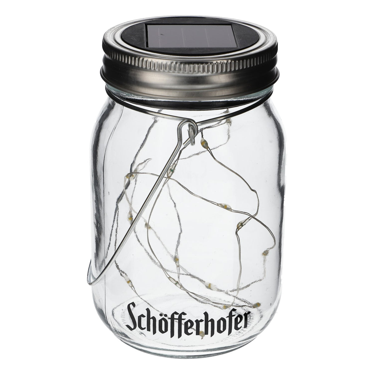 Schöfferhofer LED Lampada da balcone Lampada da tavolo Lampada a sospensione Barattolo di vetro – Vista 2