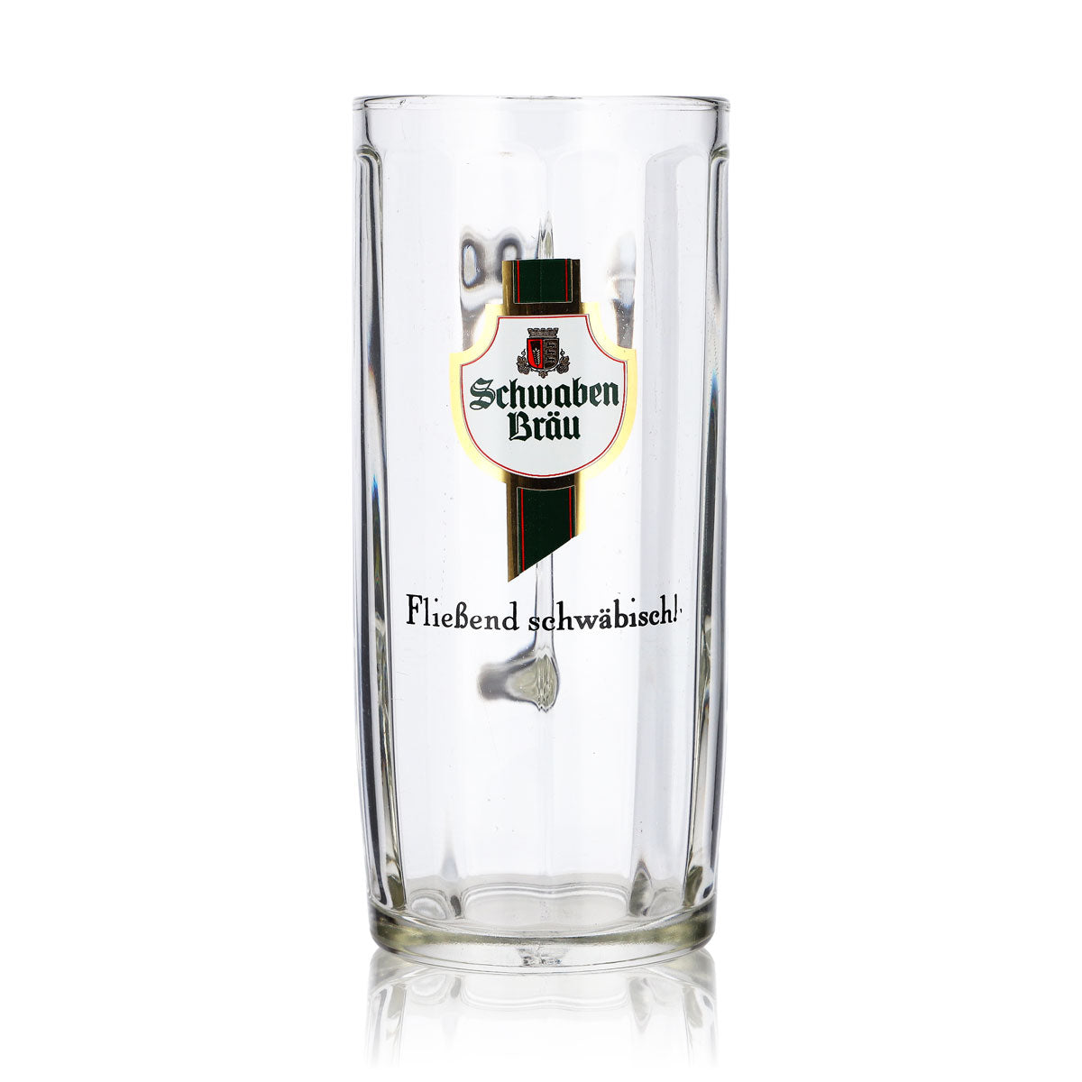 Bicchiere da birra Schwaben Bräu da 0,5 l, boccale color crema