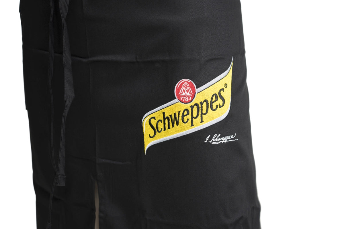 Grembiule da cameriere Schweppes con fascia in vita, lungo, per ristorazione e bar – Vista 3