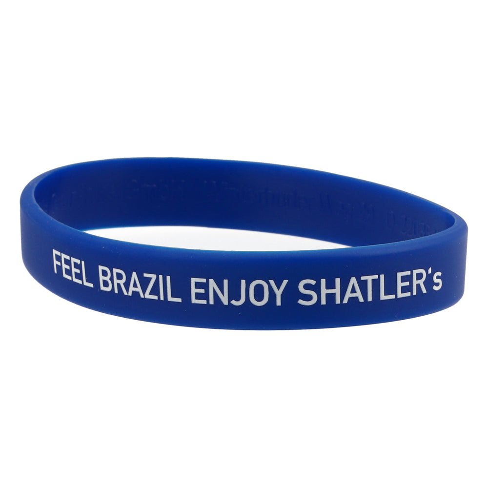 Bracciale Shatler Bracciale dell'amicizia in gomma blu "Enjoy Shatler´s"