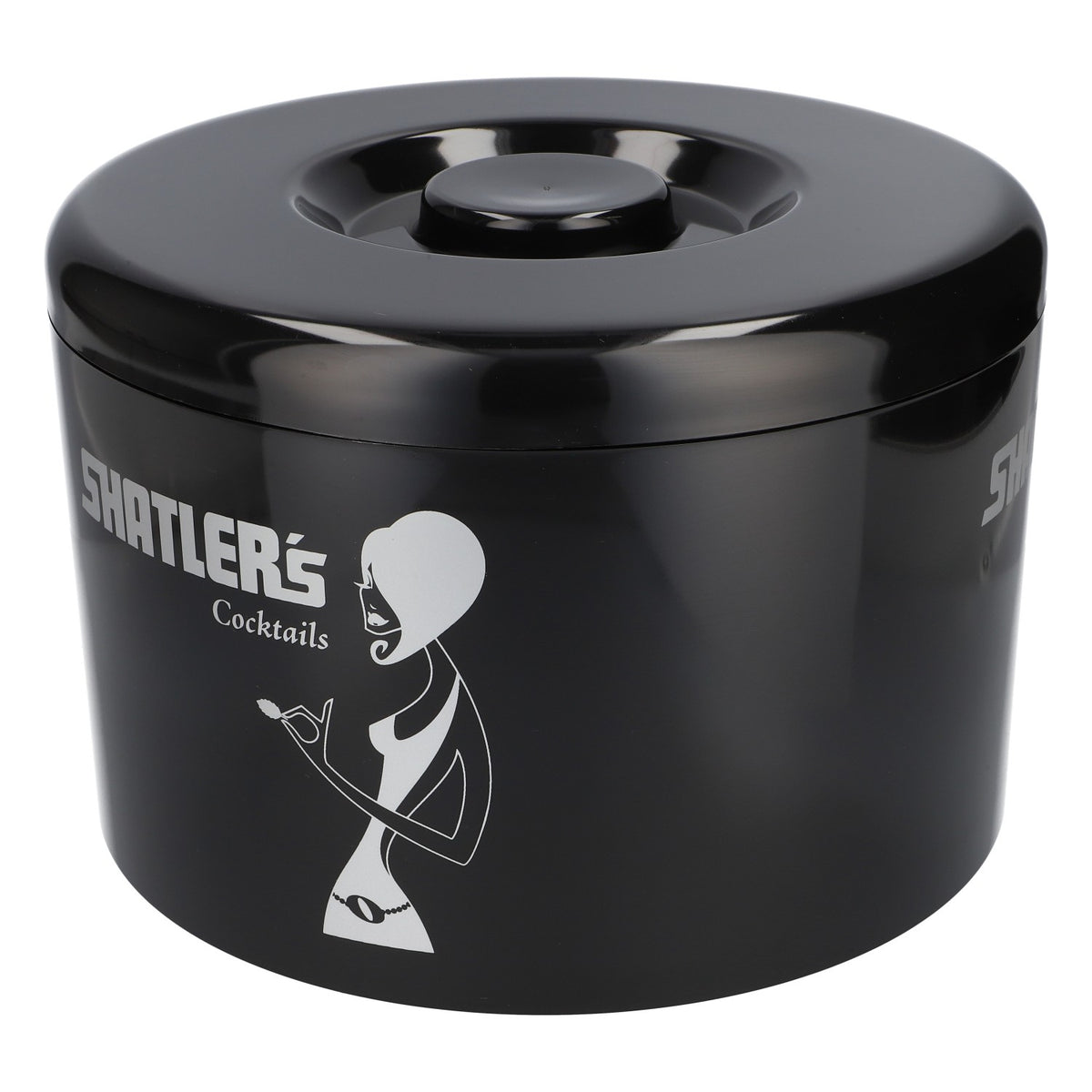 Shatlers Contenitore per cubetti di ghiaccio Icecube Nero Contenitore termico rotondo 10 l – Vista 3