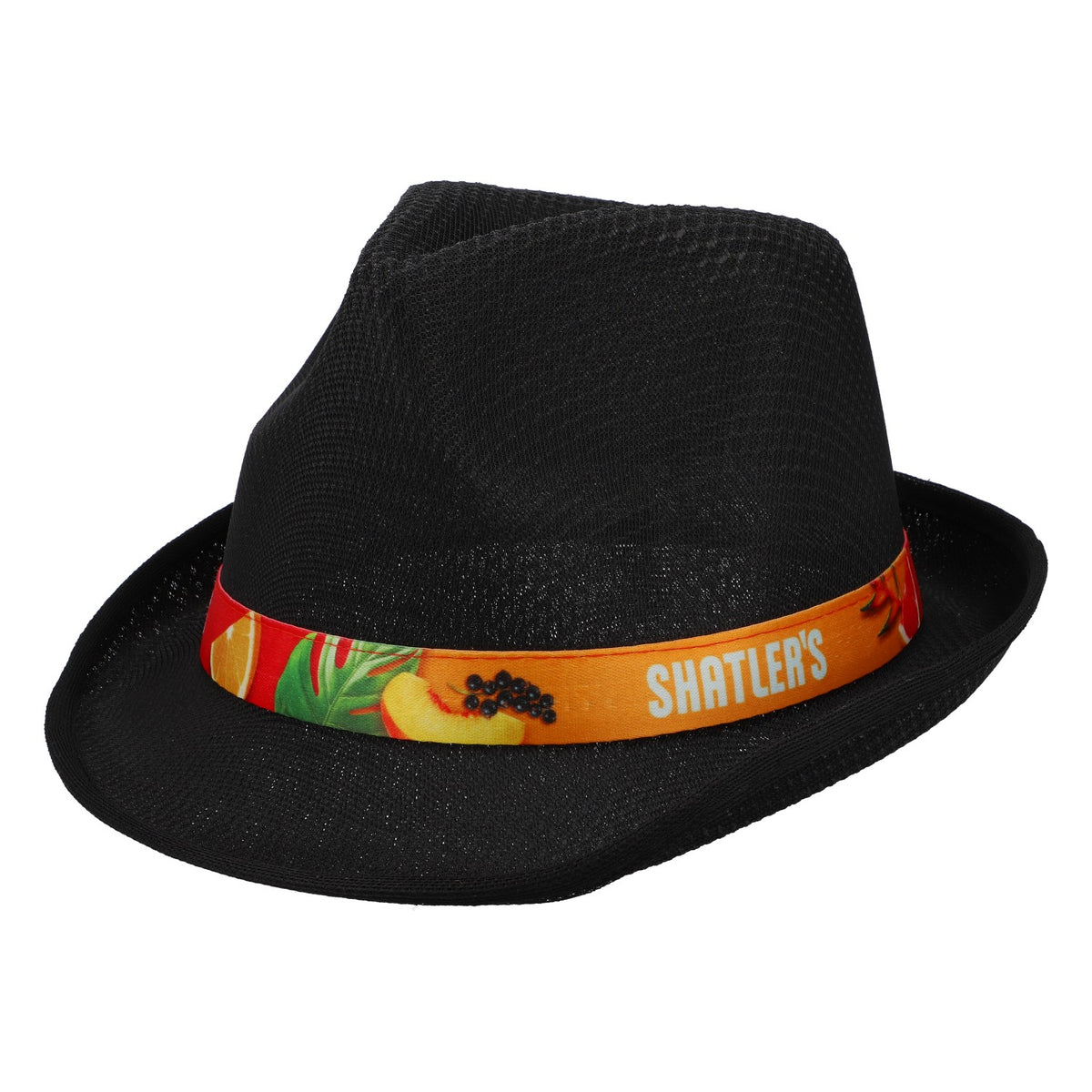 Cappello di paglia Shatlers Cappello Panama Cappello da festa Copricapo nero – Vista 2