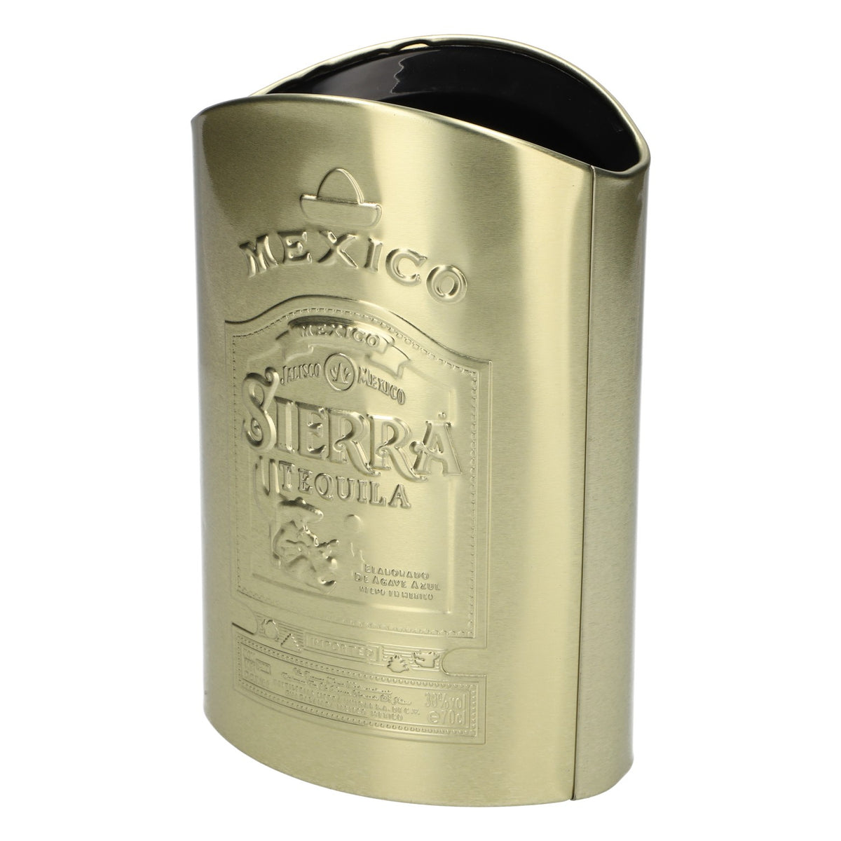 Sierra Tequila Raffredda bottiglie Portabottiglie Oro Raffredda bevande Contenitore termico – Vista 2