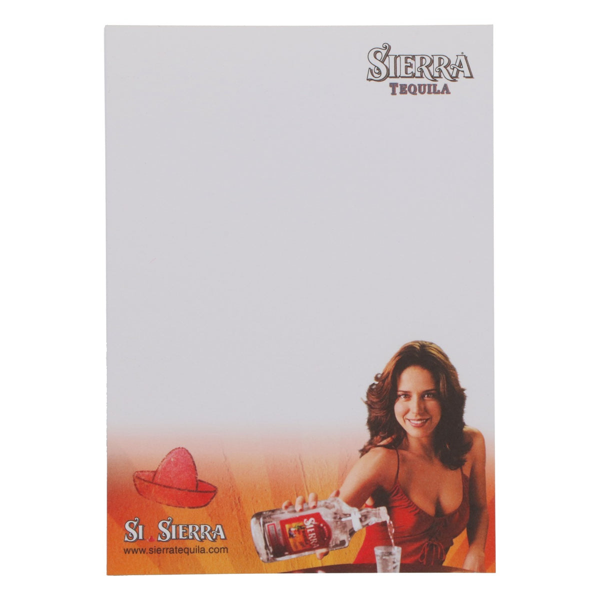 Blocco per appunti Sierra Tequila: "Si Sierra, donna sulla carta"