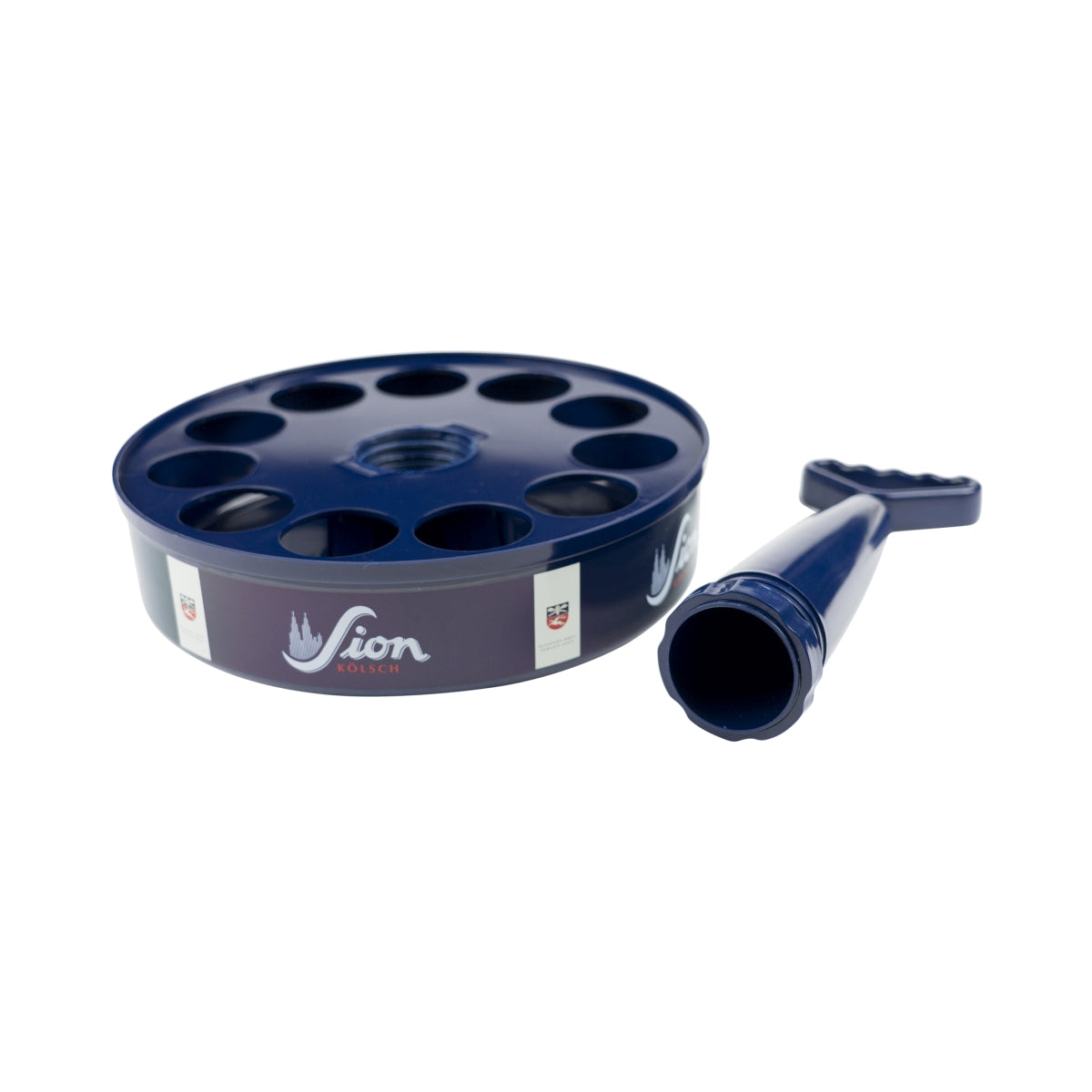Sion Kölsch Bicchiere da birra con supporto a corona grande per 11 bicchieri Ø5,4cm Pub Bar – Vista 2