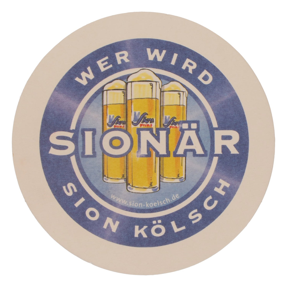 Sion Kölsch Sottobicchieri Birra 100x Sottobicchieri "Wer wird Sionär" – Vista 3