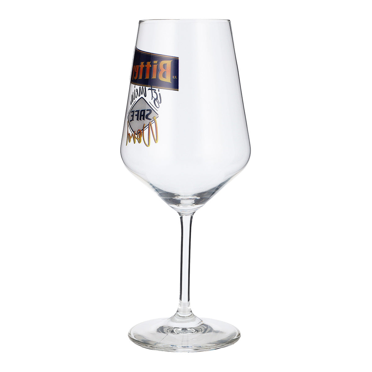 Bicchiere da aperitivo Sipply con scritta "Bitter" è la mia parola di sicurezza per bevande cocktail vino spritz 0,5 l – Vista 7