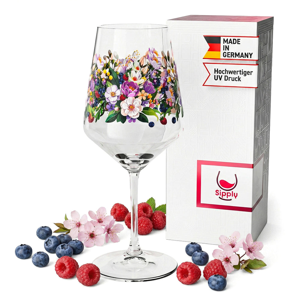 Bicchiere da aperitivo Sipply Summer Vibes con motivo a frutti di bosco per cocktail Spritz 0,5 l