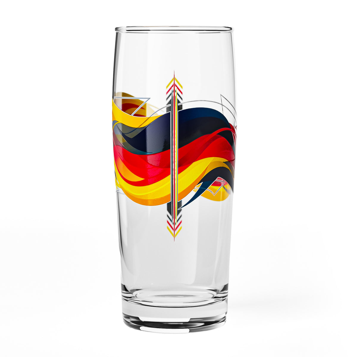 Bicchiere da birra Sipply Willibecher da 0,5 l con la bandiera della Germania – Vista 7