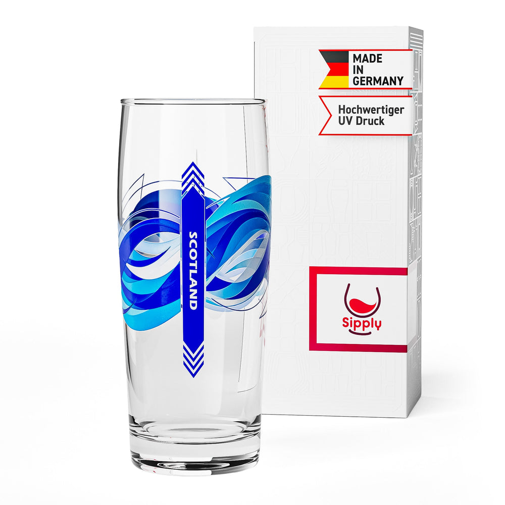 Bicchiere da birra Sipply Willibecher 0,3l con la bandiera del tuo paese Scozia