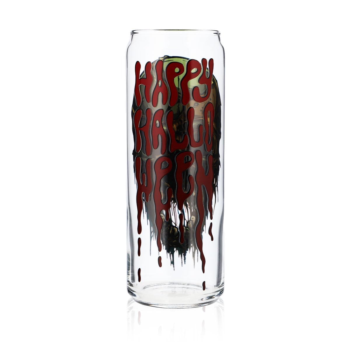 6x Sipply Bicchiere con Motivo Halloween Teschio XL come Stampa UV Can Glass 370ml – Vista 5