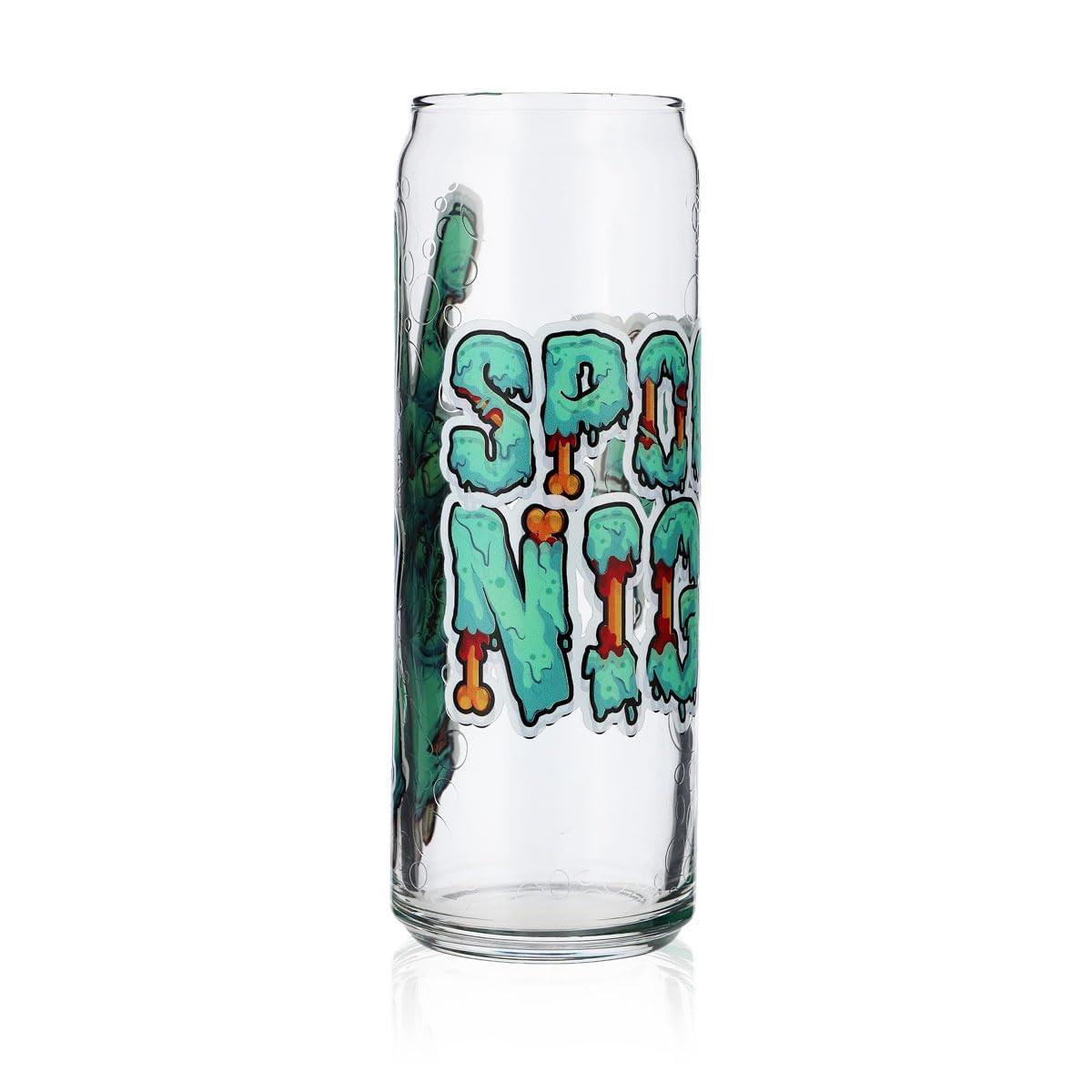 Sipply Bicchiere con motivo Halloween Zombie Hands stampa UV Can Glass 370ml – Vista 2